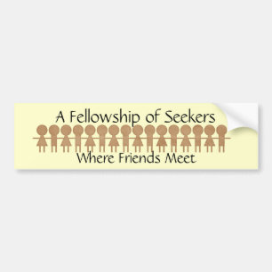 Quäker-Autoaufkleber Autoaufkleber