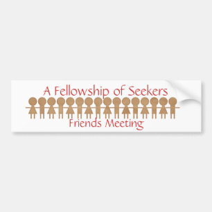 Quäker-Autoaufkleber Autoaufkleber