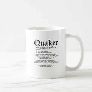 Quäker-Definition Tasse