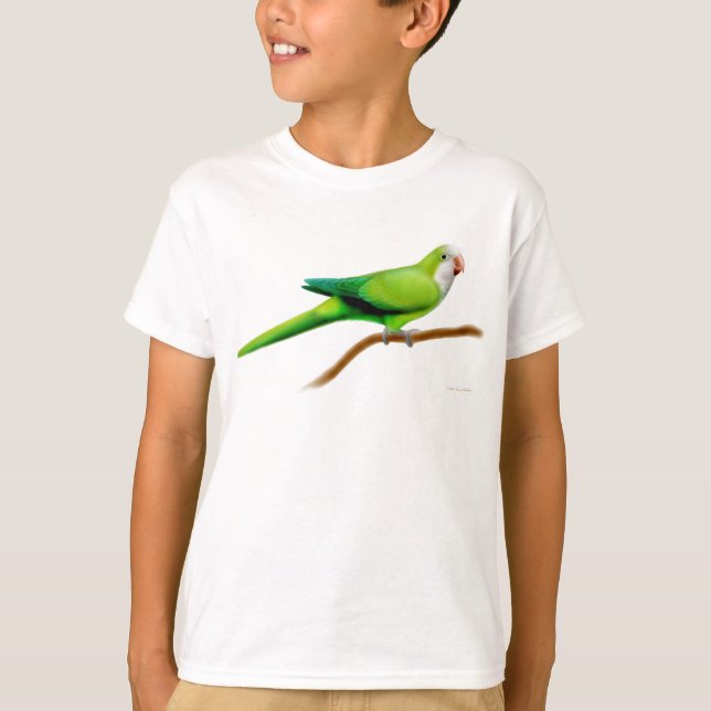 Quäker-Papagei scherzt T - Shirt (Vorderseite)
