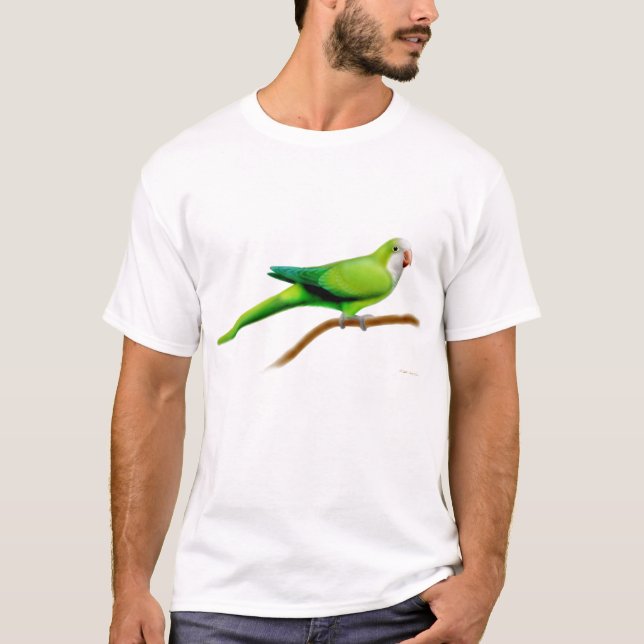Quäker-Papageien-T - Shirt (Vorderseite)