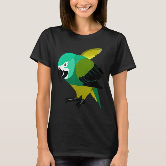 Quaker Parrots birds animals pet  Party quotes Fam T-Shirt (Vorderseite)