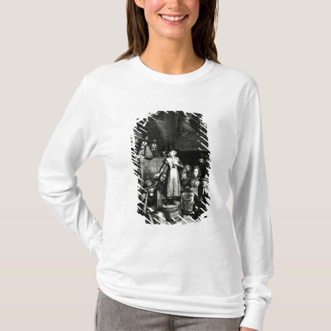 Quäker-Sitzung, 1699 T-Shirt (Vorderseite)