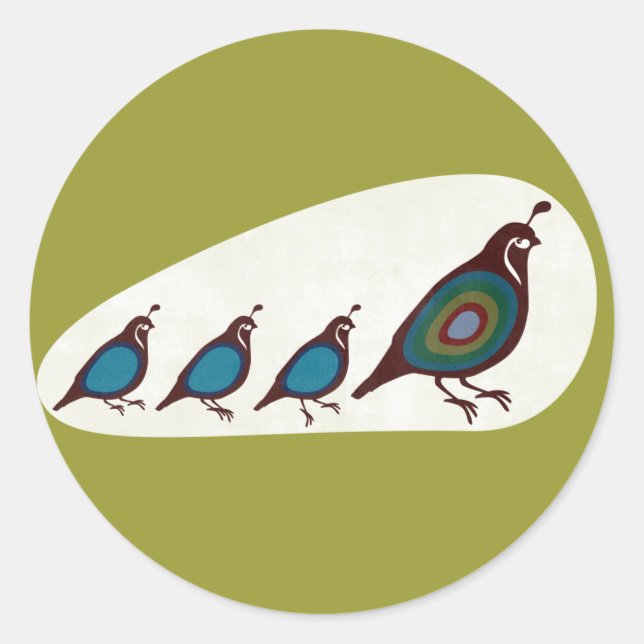 Qual Runder Aufkleber (Vorderseite)