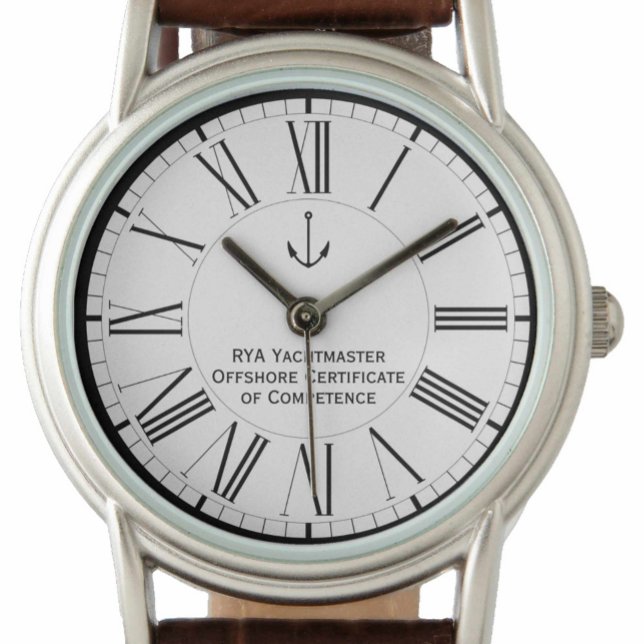 Qualifikation für Segelsport oder Bootfahren Armbanduhr (Von Creator hochgeladen)