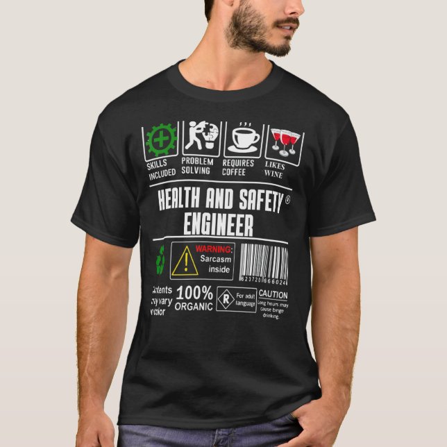 Qualifikationen für das Gütesiegel des Ingenieurs  T-Shirt (Vorderseite)