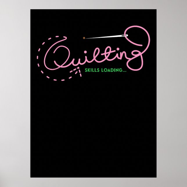 Qualifikationstraining beenden | Funny Quilly Love Poster (Vorne)
