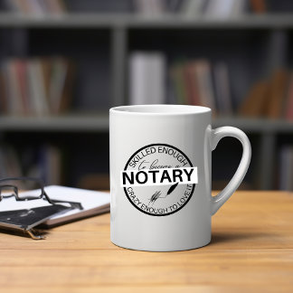 qualifiziert genug, um eine Notar-Tasse zu werden Kaffeetasse