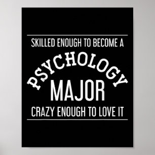Qualifiziert genug, um Psychologie zu werden Poster