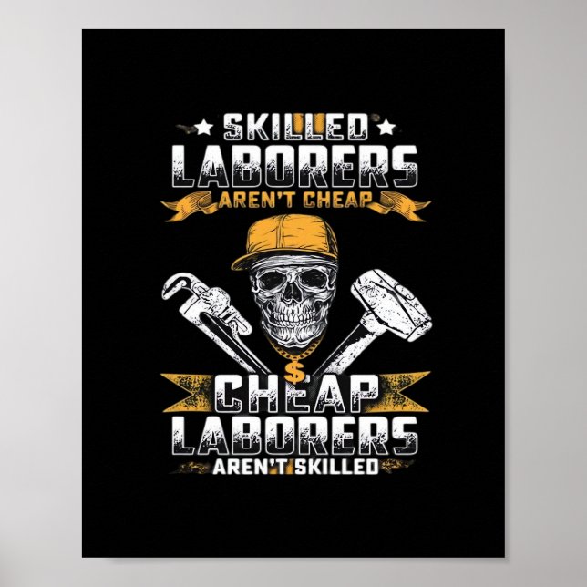 Qualifizierte Arbeitskräfte sind nicht wesentlich  Poster (Vorne)