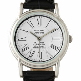 Qualifizierter Tierarzt mit Datum Überwachung Armbanduhr