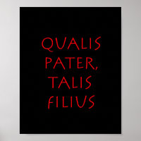 Qualis pater talis filius