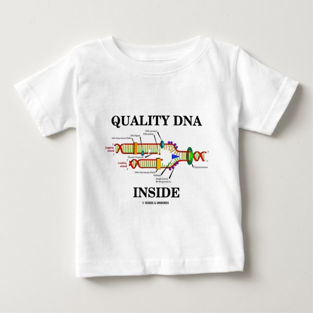 Qualität der DNA im Inneren (DNA-Replikation) Baby T-shirt (Vorderseite)