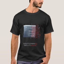 Qualität ist unsichtbar, bis sie fehlt Software T-Shirt