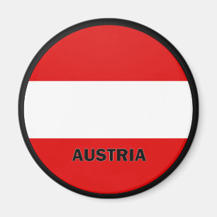 Qualität Österreichs Roundel Flagge Magnet