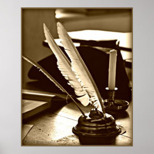 Qualität und Tinte Poster