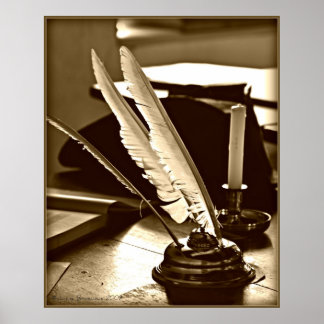 Qualität und Tinte Poster