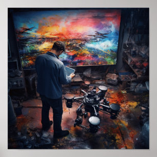 Qualitativ hochwertige Kontrolle in Poster für die