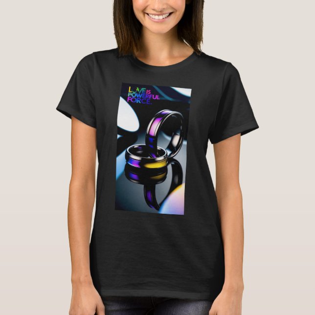 Qualitativ hochwertige, realistische Designeinstel T-Shirt (Vorderseite)