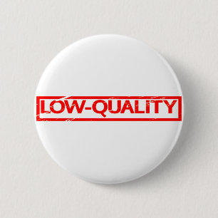 Qualitativ minderwertige Briefmarke Button