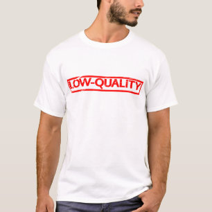 Qualitativ minderwertige Briefmarke T-Shirt