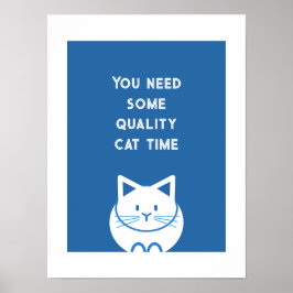 Qualitäts-Katzenzeit Poster