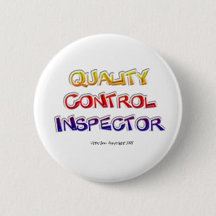 Qualitätskontrolle-Inspektor Button