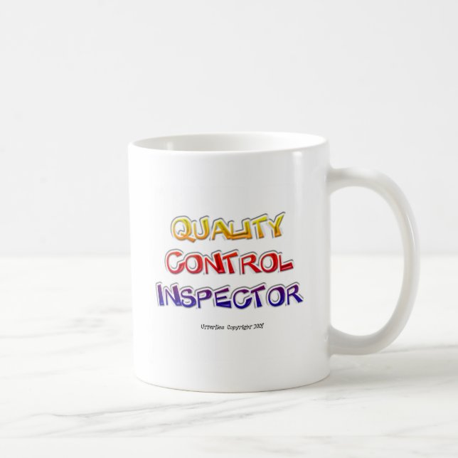 Qualitätskontrolle-Inspektor Kaffeetasse (Rechts)