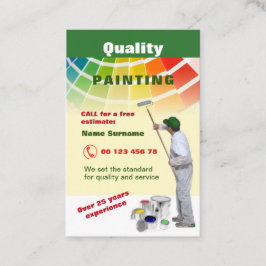 Qualitätsmalerei Visitenkarte