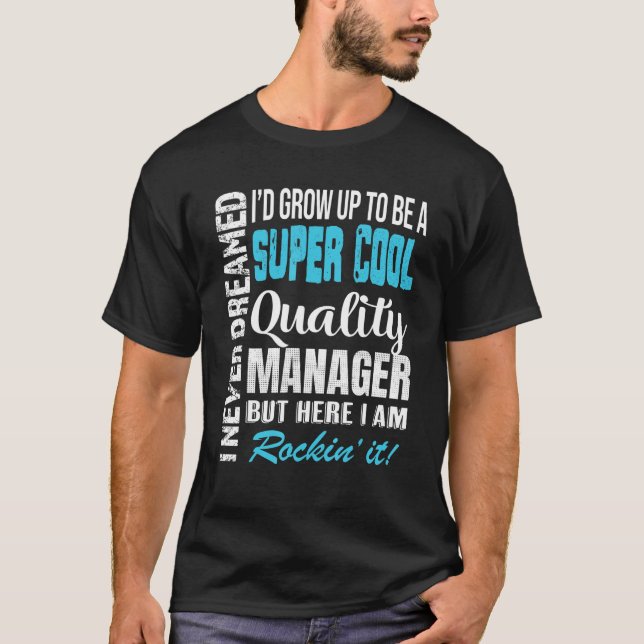 Qualitätsmanager Anerkennung T-Shirt (Vorderseite)