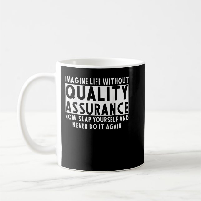 Qualitätssicherung Apparel Funny Phantastisch Assu Kaffeetasse (Links)