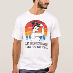 Qualitätssicherung-Manager Es ist nicht für die T-Shirt