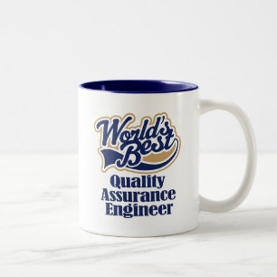 Qualitätssicherungs-Ingenieur-Geschenk Zweifarbige Tasse