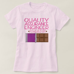 Qualitätssicherungs-Ingenieur-Schokoladen-Geschenk T-Shirt