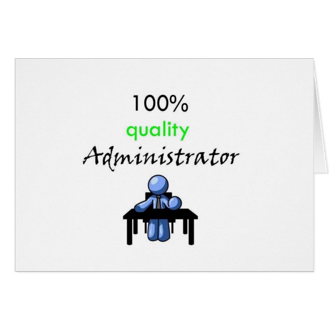 Qualitätsverwalter 100% (Vorderseite (Horizontal))