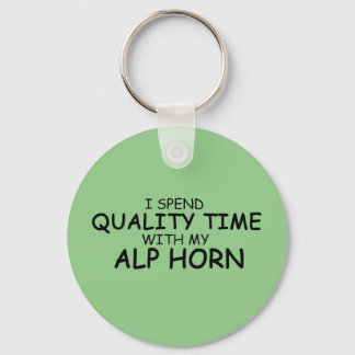 Qualitätszeit Alp Horn Schlüsselanhänger