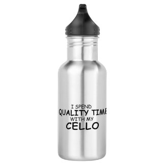 Qualitätszeit Cello Edelstahlflasche