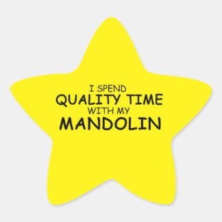 Qualitätszeit Mandolin Star Sticker