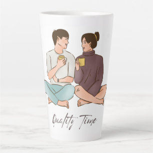 Qualitätszeit Milchtasse