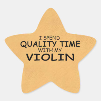 Qualitätszeitaufkleber für Violine-Star Stern-Aufkleber