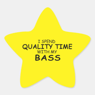 Qualitätszeitbass-Star-Sticker Stern-Aufkleber