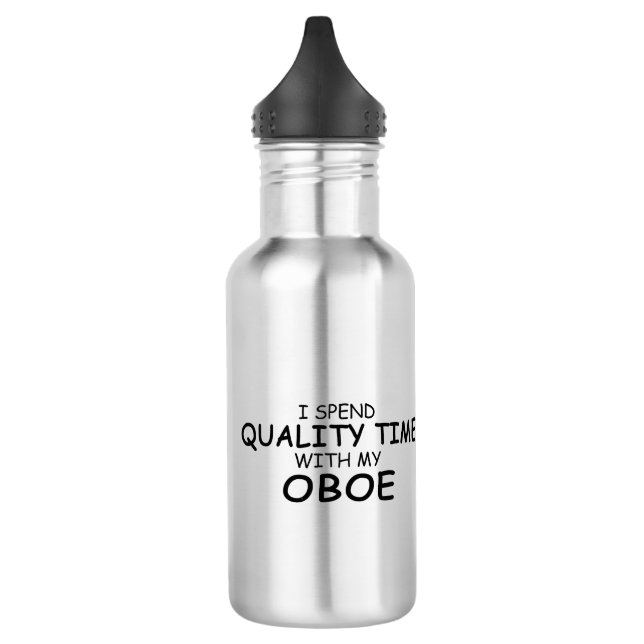 QualitätszeitOboe Edelstahlflasche (Links)