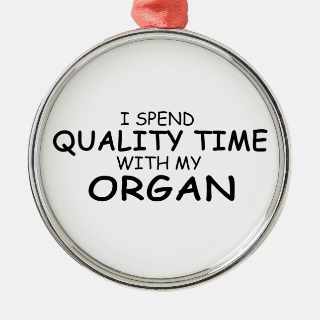 Qualitätszeitorgan Silbernes Ornament (Vorne)