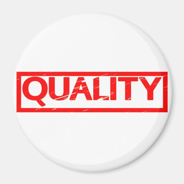 Quality Stamp Magnet (Vorne)