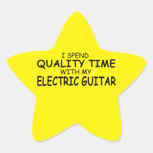 Quality Time Electric Gitarren Star Sticker