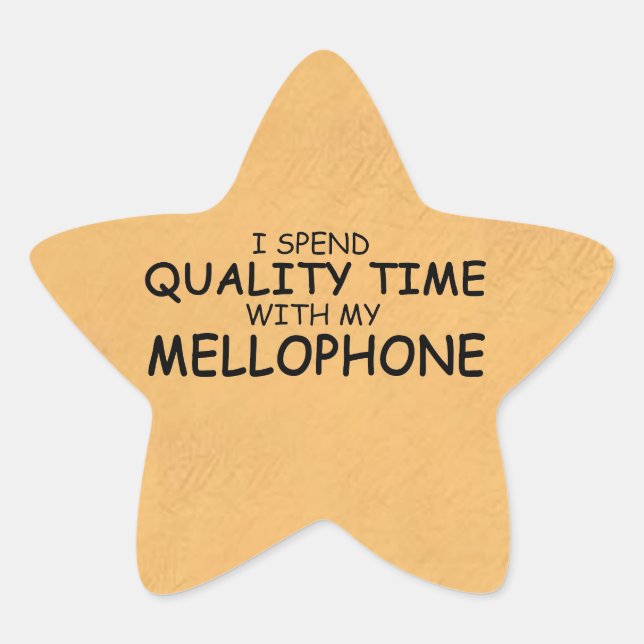 Quality Time Mellophone Star Sticker (Vorderseite)