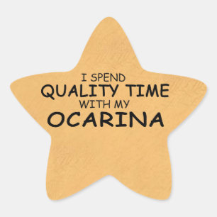 Quality Time Ocarina Star Sticker