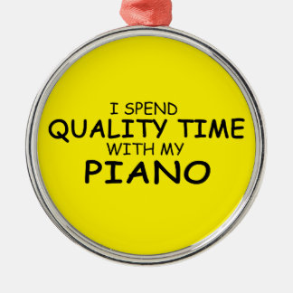 Quality Time Piano Ornament Aus Metall