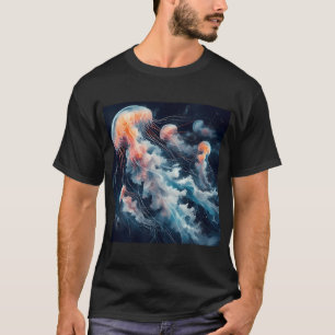 Qualle Aquarell T-Shirt