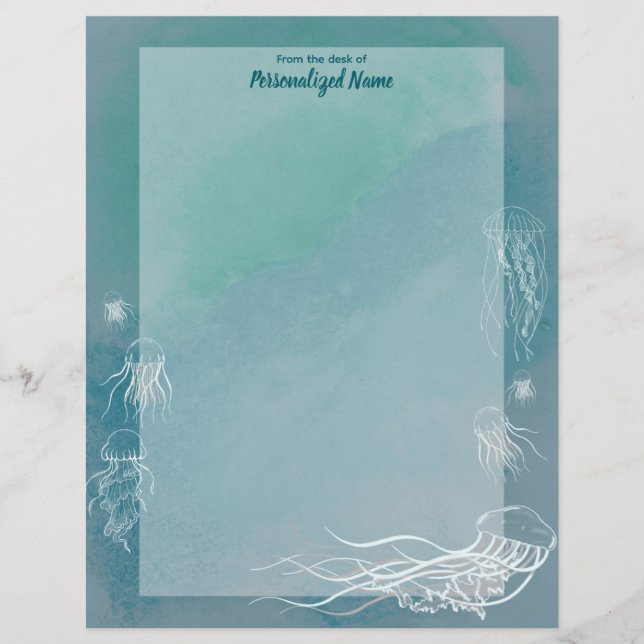 Qualle Jive Unlinated Briefbogen (Vorderseite)